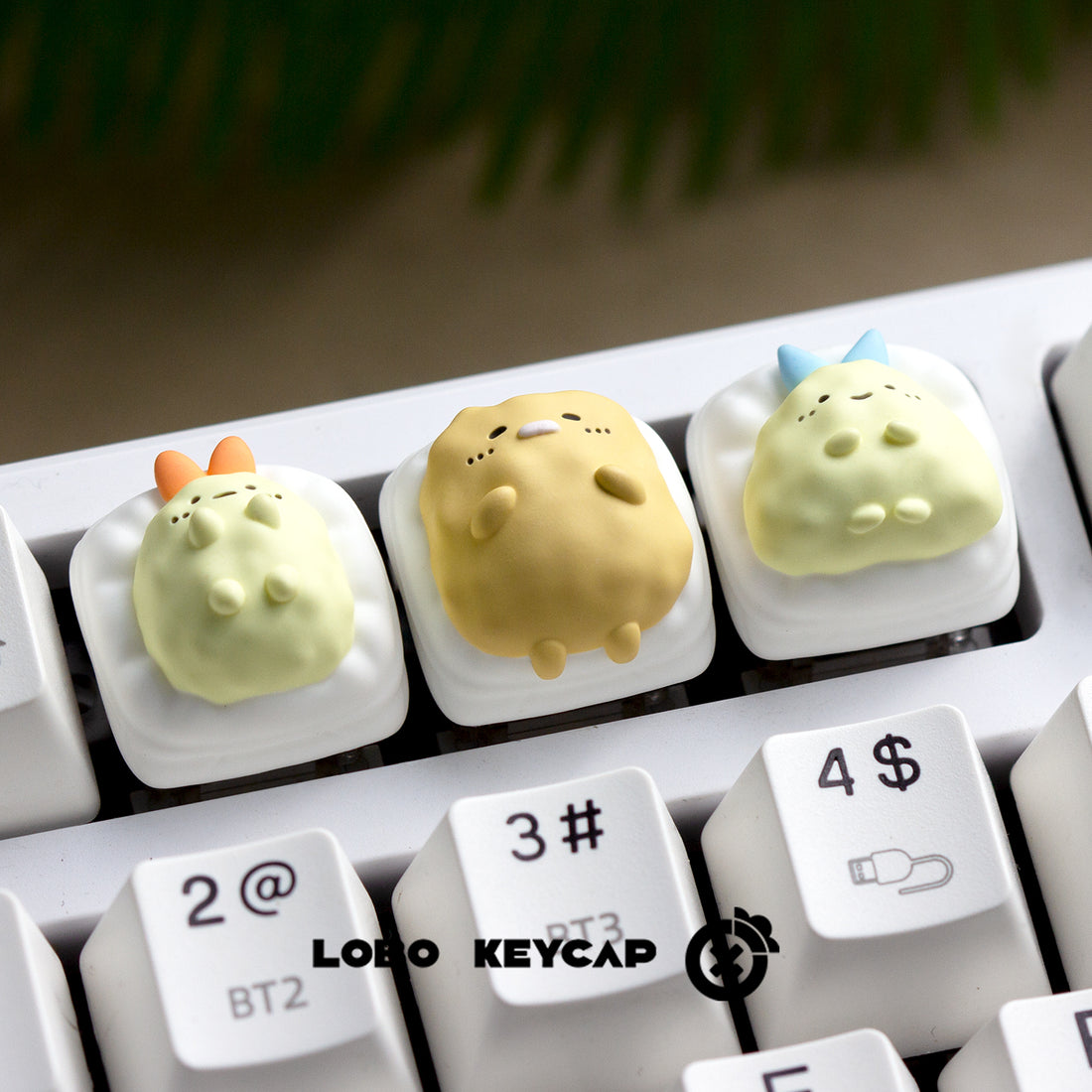 Corner Biological Personality Resin Art Keycaps Mechanical Keyboard Keycaps