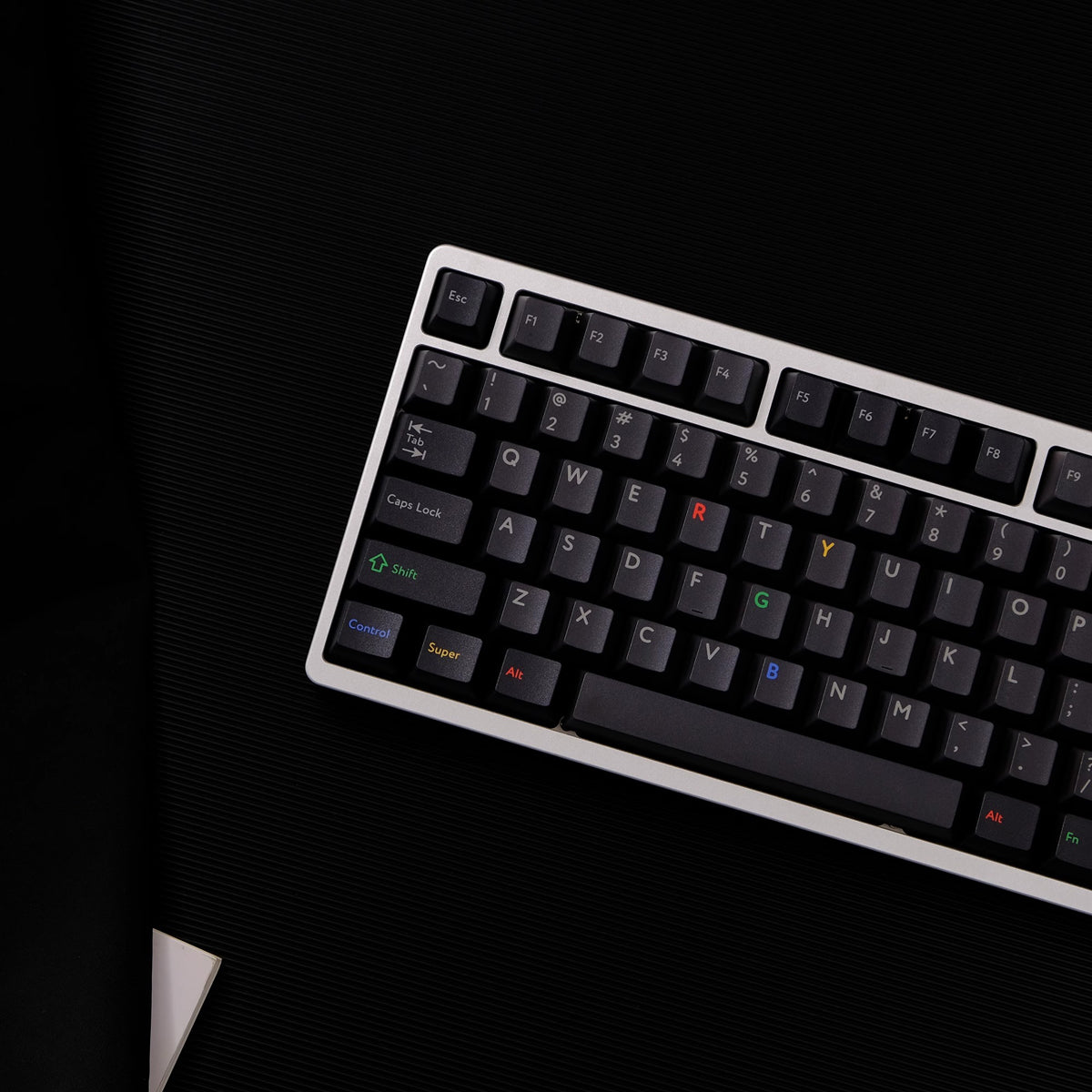 Black light fog transparent mechanical keyboard keycap UV printing factory height 122 keys