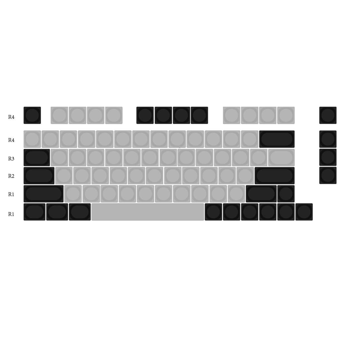 Floating Shadow · Aluminum Alloy Metal Keycap Matte Texture Customization Keycap Set, Personalized Metal Keycap Set. Customized keycaps for creative culture