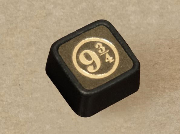 Harry Potter Handmade 1U Genuine Leather Handmade Keycaps Mechanical Keyboard Decorative Keycaps Retro Style Art Keycaps