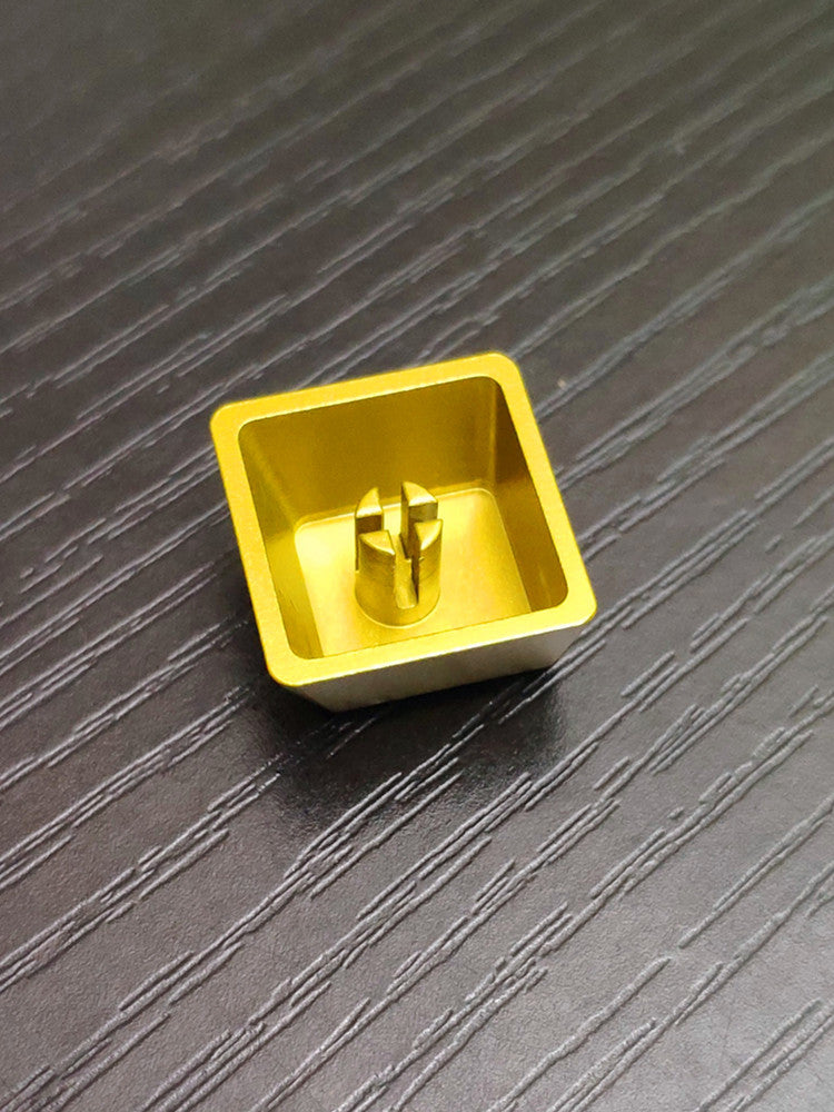 Super Mario question mark personalized metal keycaps mechanical keyboard peripherals creative anodized aluminum alloy keys