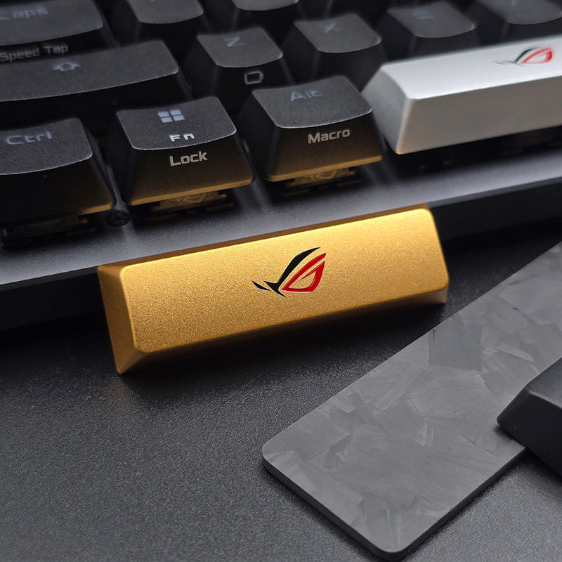Aluminum alloy keycaps, personalized keycaps, space bar 3.125U space keycaps, metal CNC artistic keycaps, split keyboard, special specifications keycaps