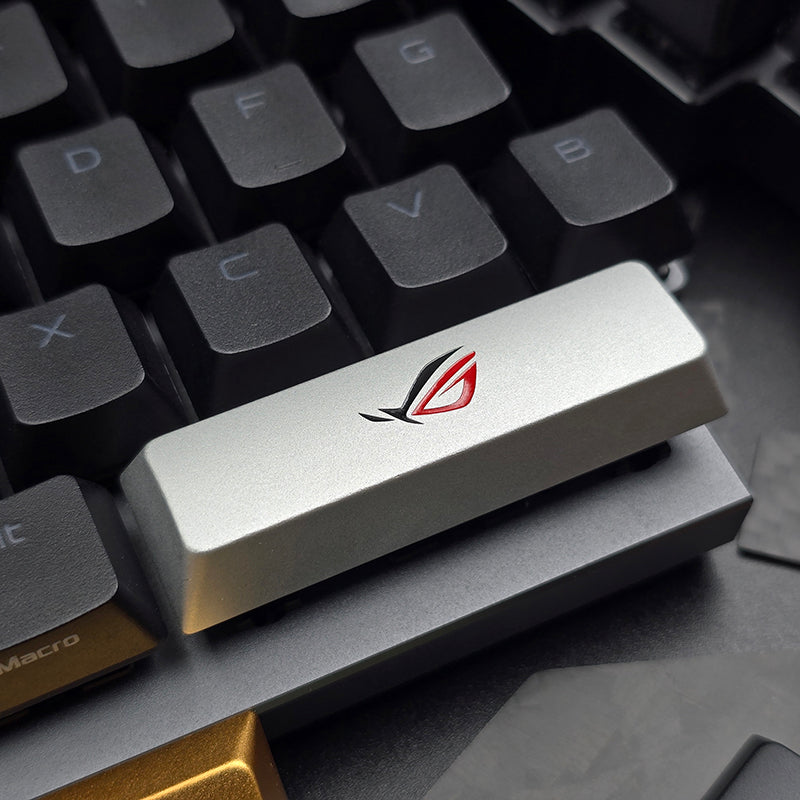 Aluminum alloy keycaps, personalized keycaps, space bar 3.125U space keycaps, metal CNC artistic keycaps, split keyboard, special specifications keycaps