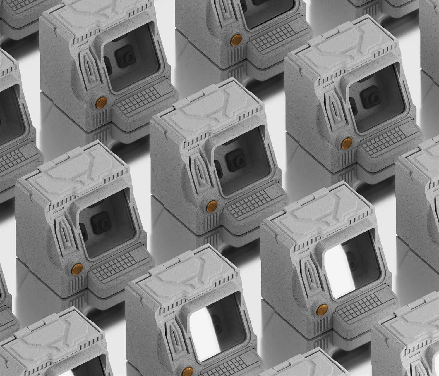 Personalized keycap display storage box data protocol terminal 3D printing molding