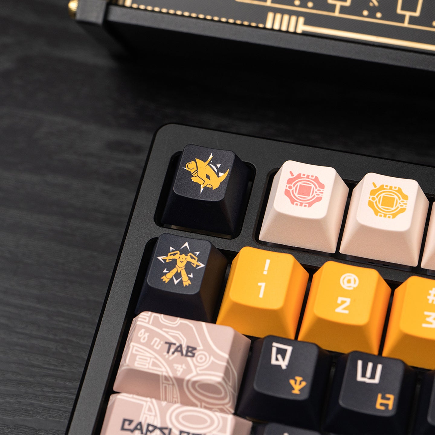 Digimon theme mechanical keyboard set keycap animation peripheral anime PBT sublimation original factory height