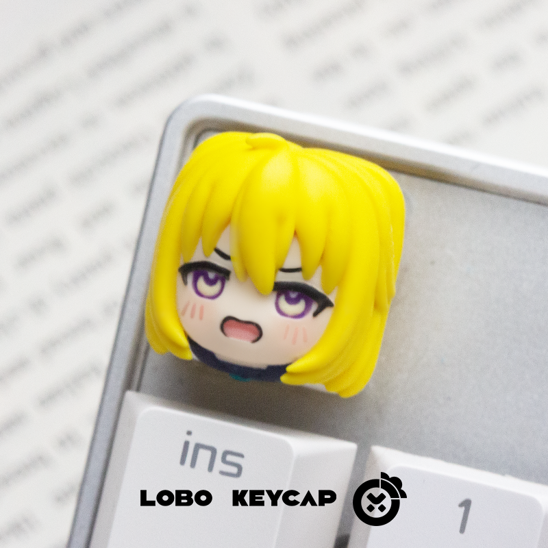 Staring at the deer, personalized resin art keycaps, mechanical keyboard keycaps