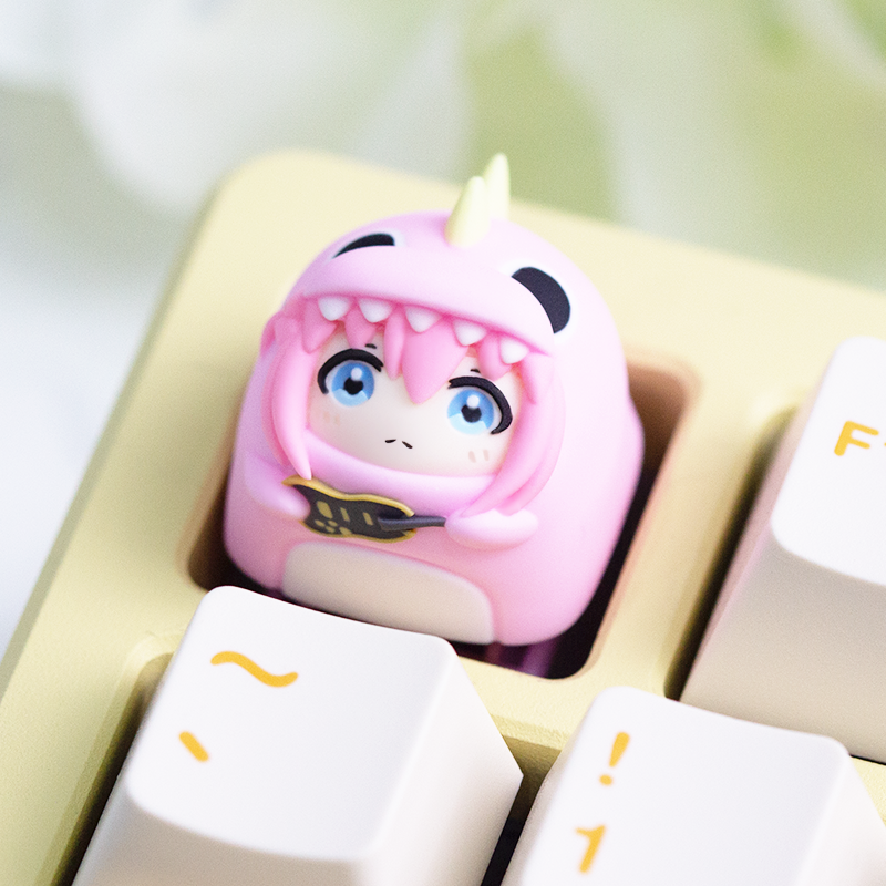 BOCCHI THE ROCK! Colorful resin personalized keycaps for musical instrument characters, resin cultural and creative keycaps for anime and gaming peripherals