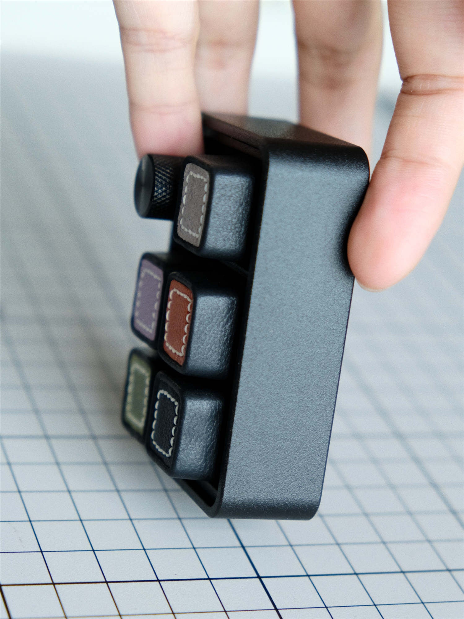 Genuine leather keycaps, personalized handmade retro style mechanical keyboard keycaps, three-dimensional keycaps, creative handmade keycaps