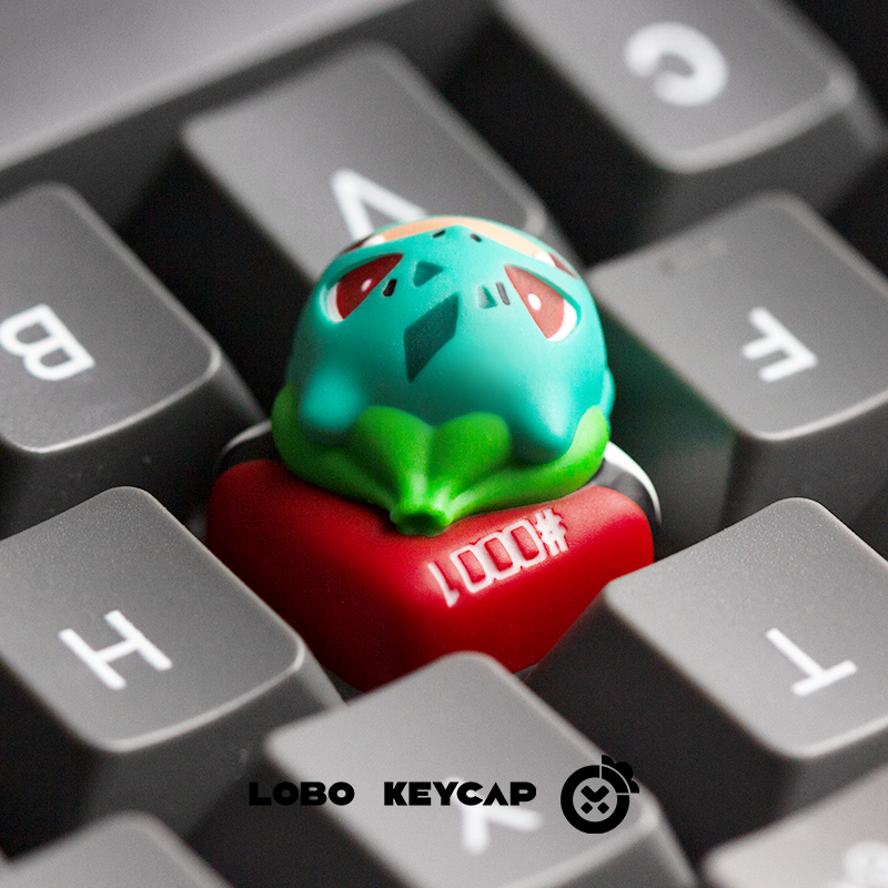 Pet Pok é mon series, multi-color resin molded personalized keycaps artisankeycaps, anime and gaming peripheral cultural keycaps