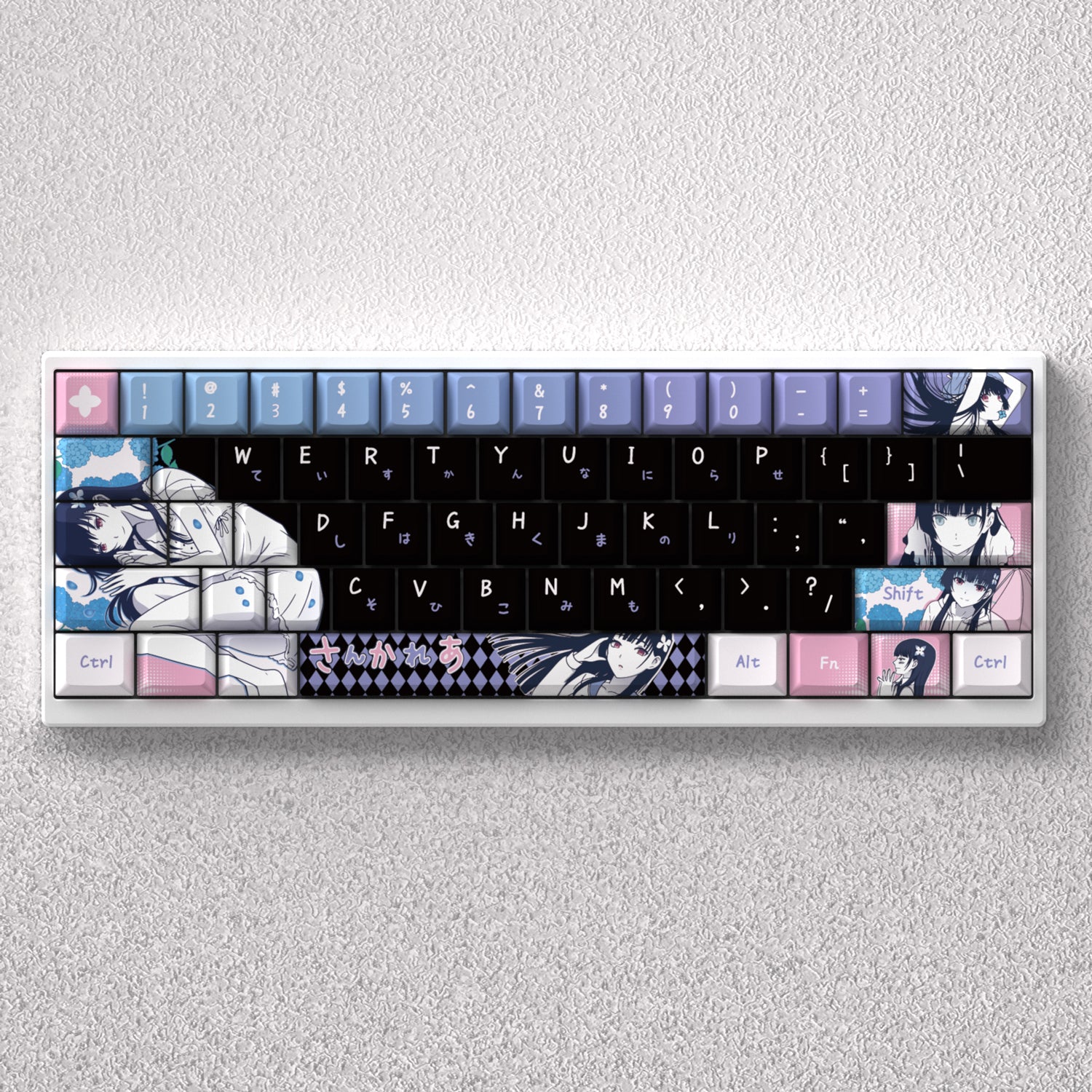 Sanka Rea Theme, Anime Game Creative Personalized Keycap Set PBT Material Original Factory Height Sublimation Printing