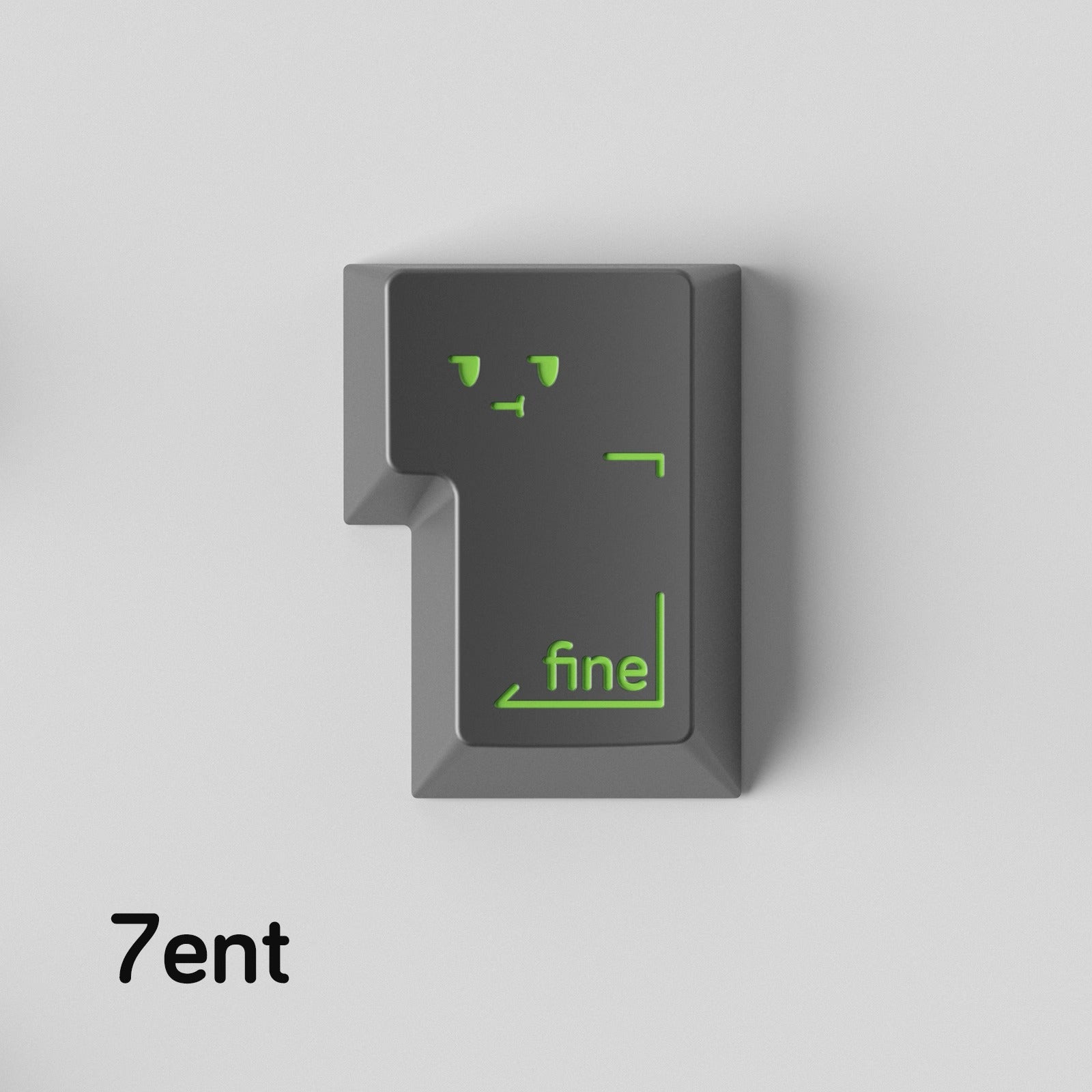 Simple smiley face expression personalized PC metal keycap smiley face customization mechanical keyboard customization keycap