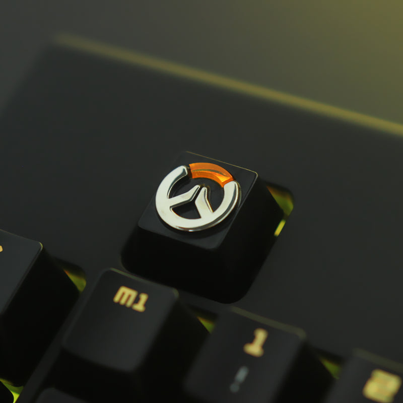 Overwatch Gaming Peripherals Mechanical Keyboard Zinc Aluminum Metal Transparent Personalized Keycaps
