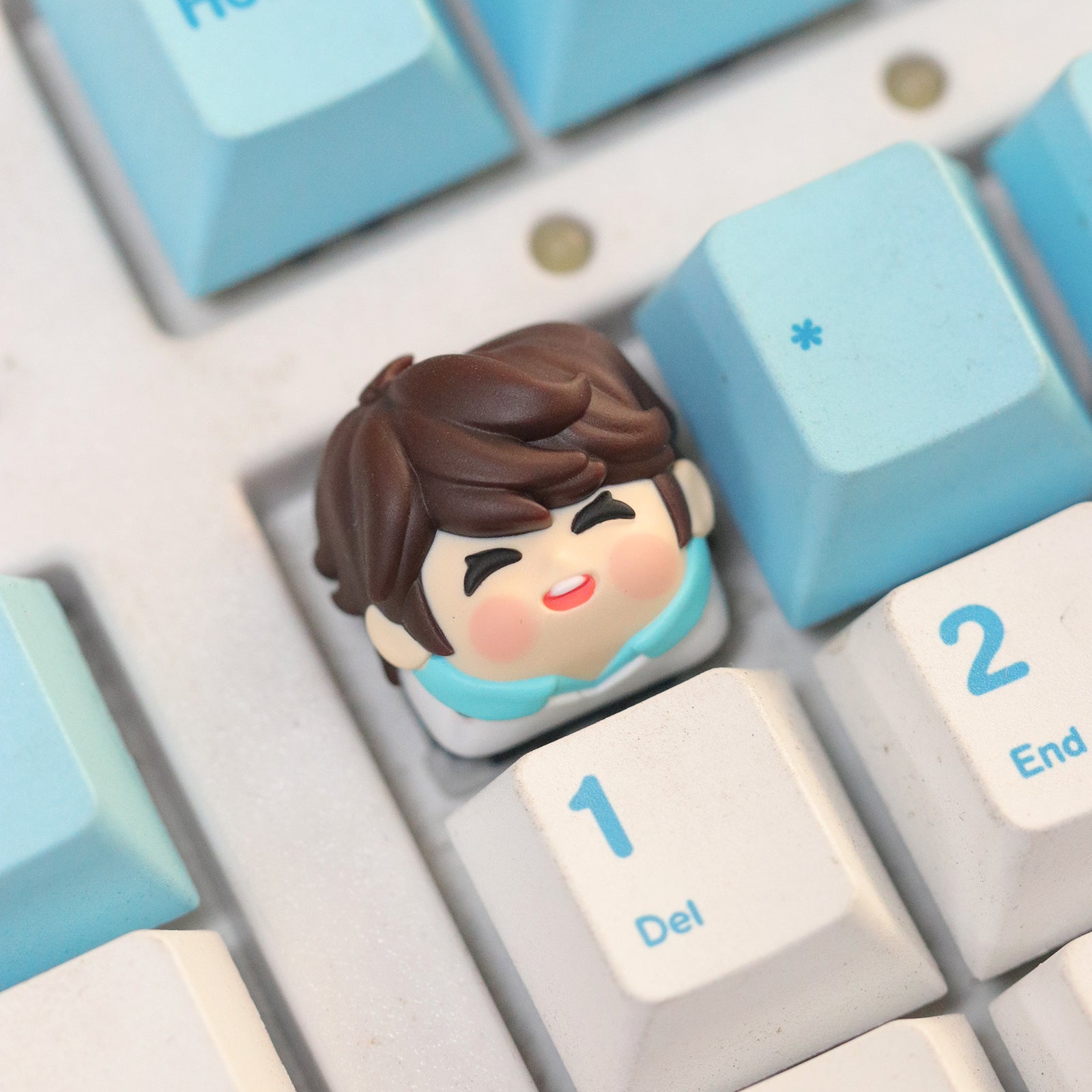 Volleyball boy!! , 1U multi-color resin molded personalized keycaps, anime, gaming, cultural and creative decorative art keycaps