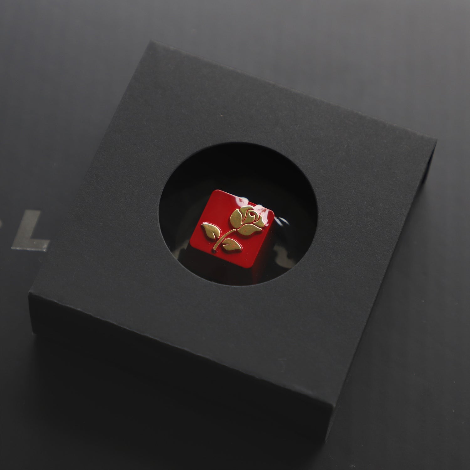 Love Letter Rose Metal Personalized Keycap Zinc Alloy, Metal Personalized Keycap, Minor Flaw Welfare