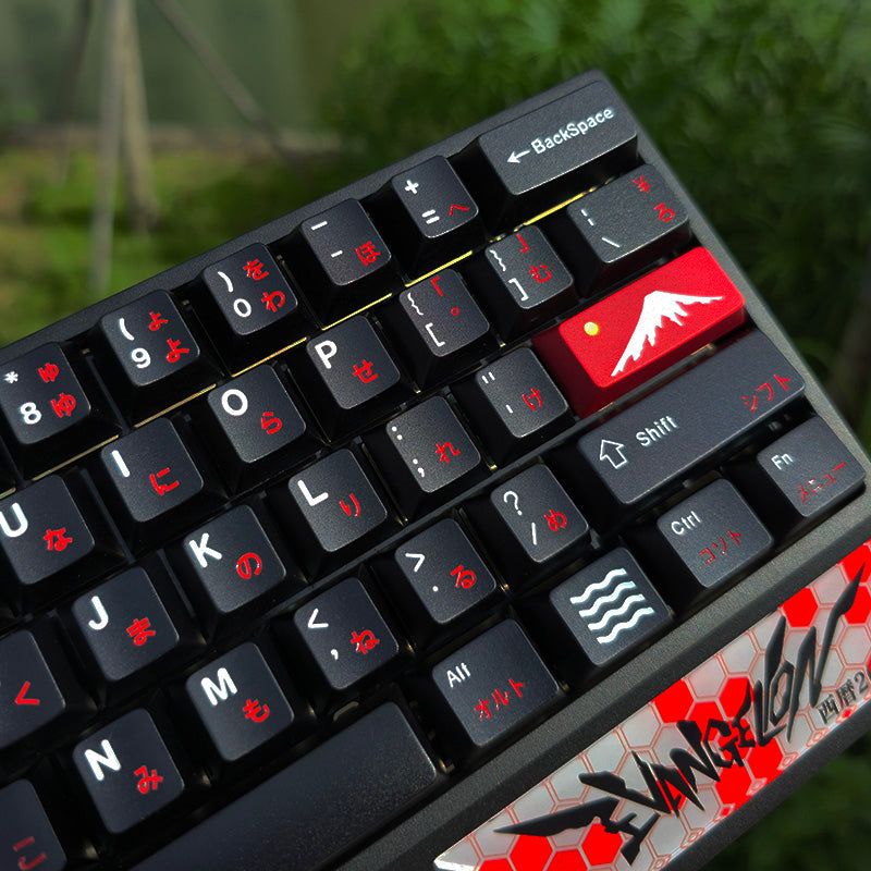White on Black+special characters, aluminum alloy CNC, enamel coloring, all metal personalized keycaps, metal keycap set