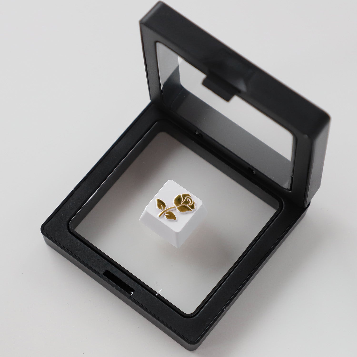 Love Letter Rose Metal Personalized Keycap Zinc Alloy, Metal Personalized Keycap, Minor Flaw Welfare