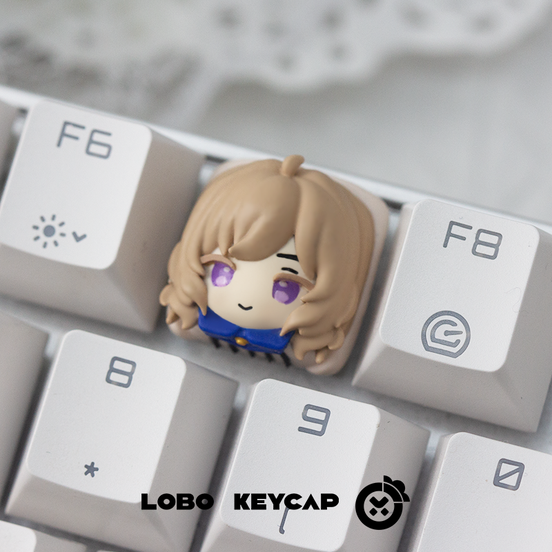 Invented Inference Theme Keycaps, Personalized Resin Peripherals, Art Keycaps