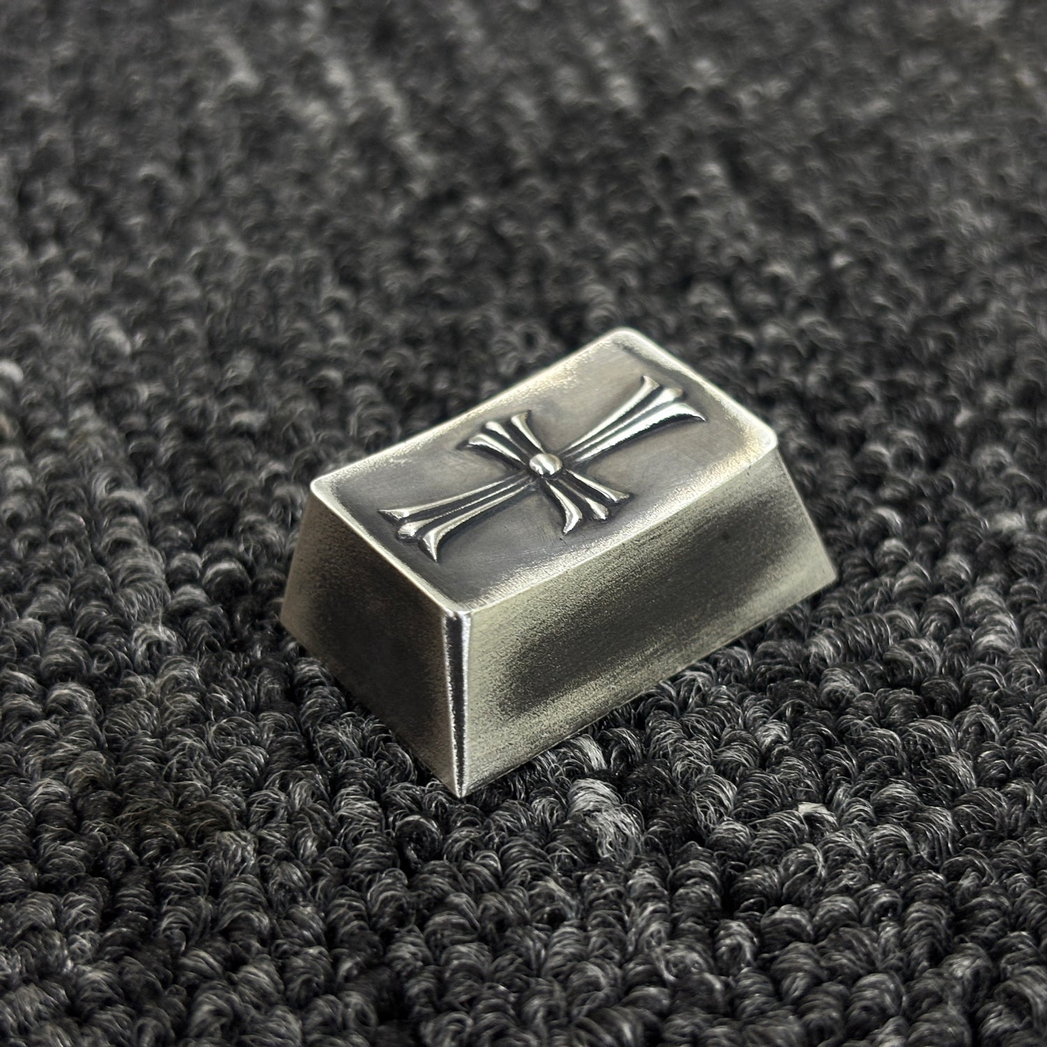 925 silver vintage Chrome Hearts custom cross 1.25U personalized keycap mechanical keyboard keycap