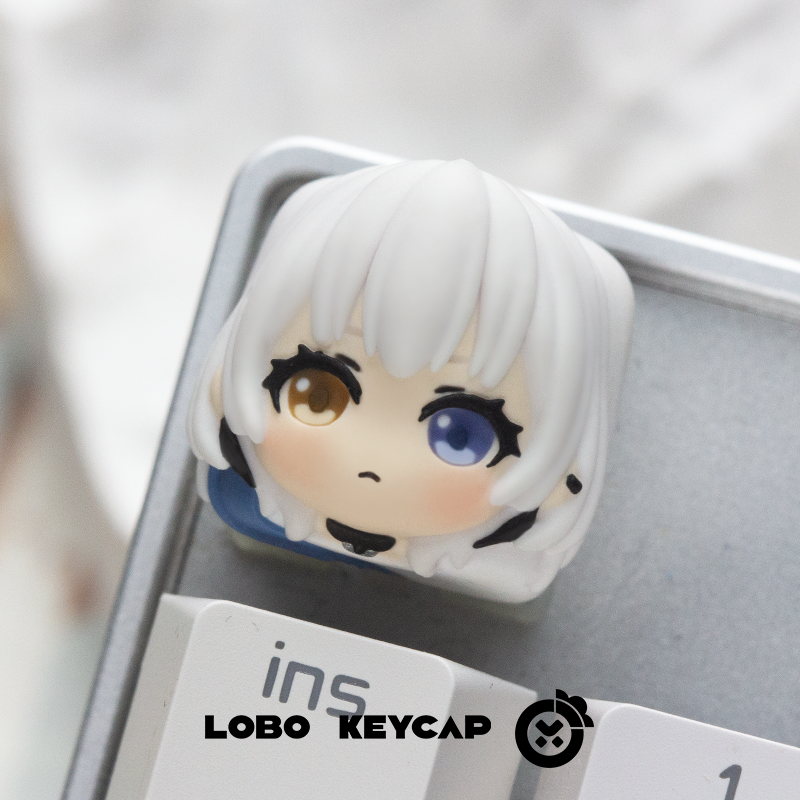 BanG Dream!, MyGO!!!!!, Multi colored resin molded keycaps, personalized keycaps, resin decorative keycaps