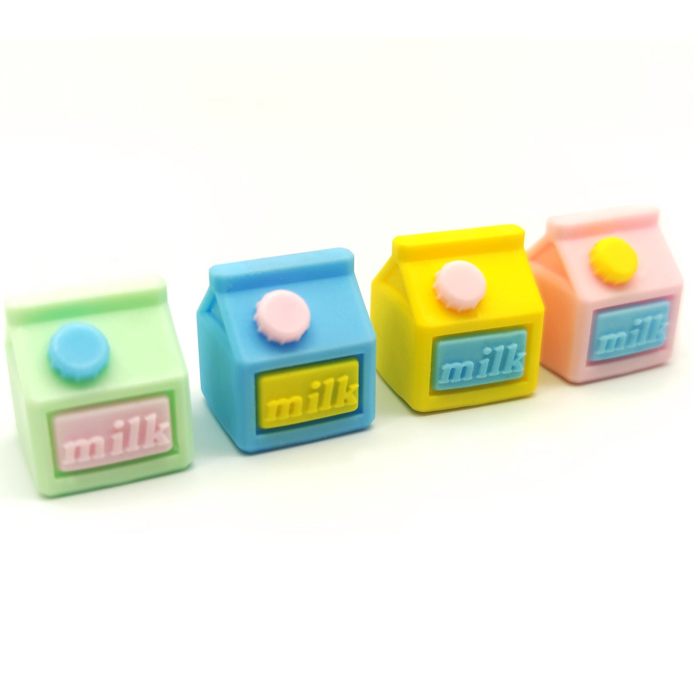 Milk box, multi-color resin personalized keycaps, mechanical keyboard decorative keycaps