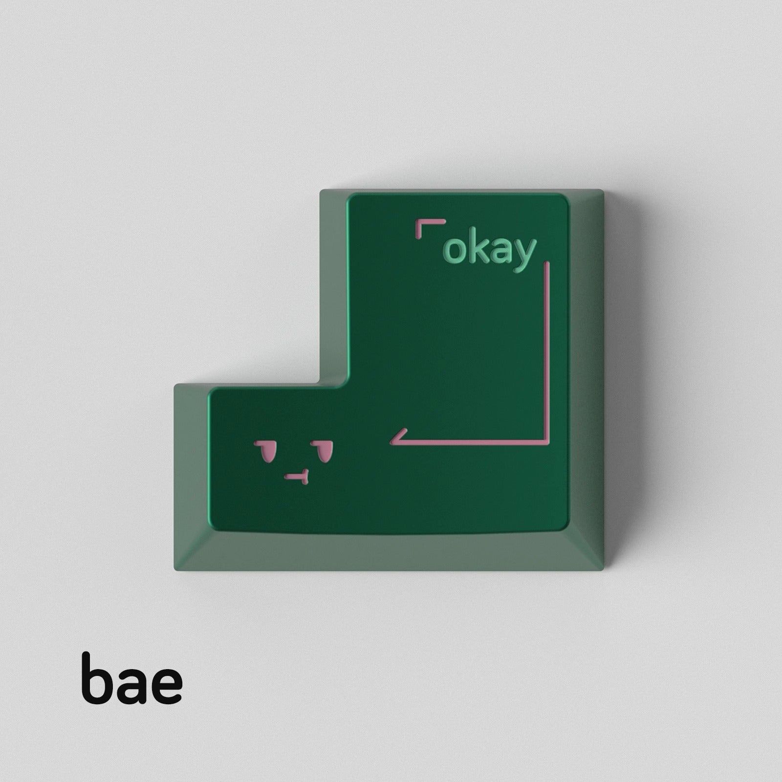 Simple smiley face expression personalized PC metal keycap smiley face customization mechanical keyboard customization keycap