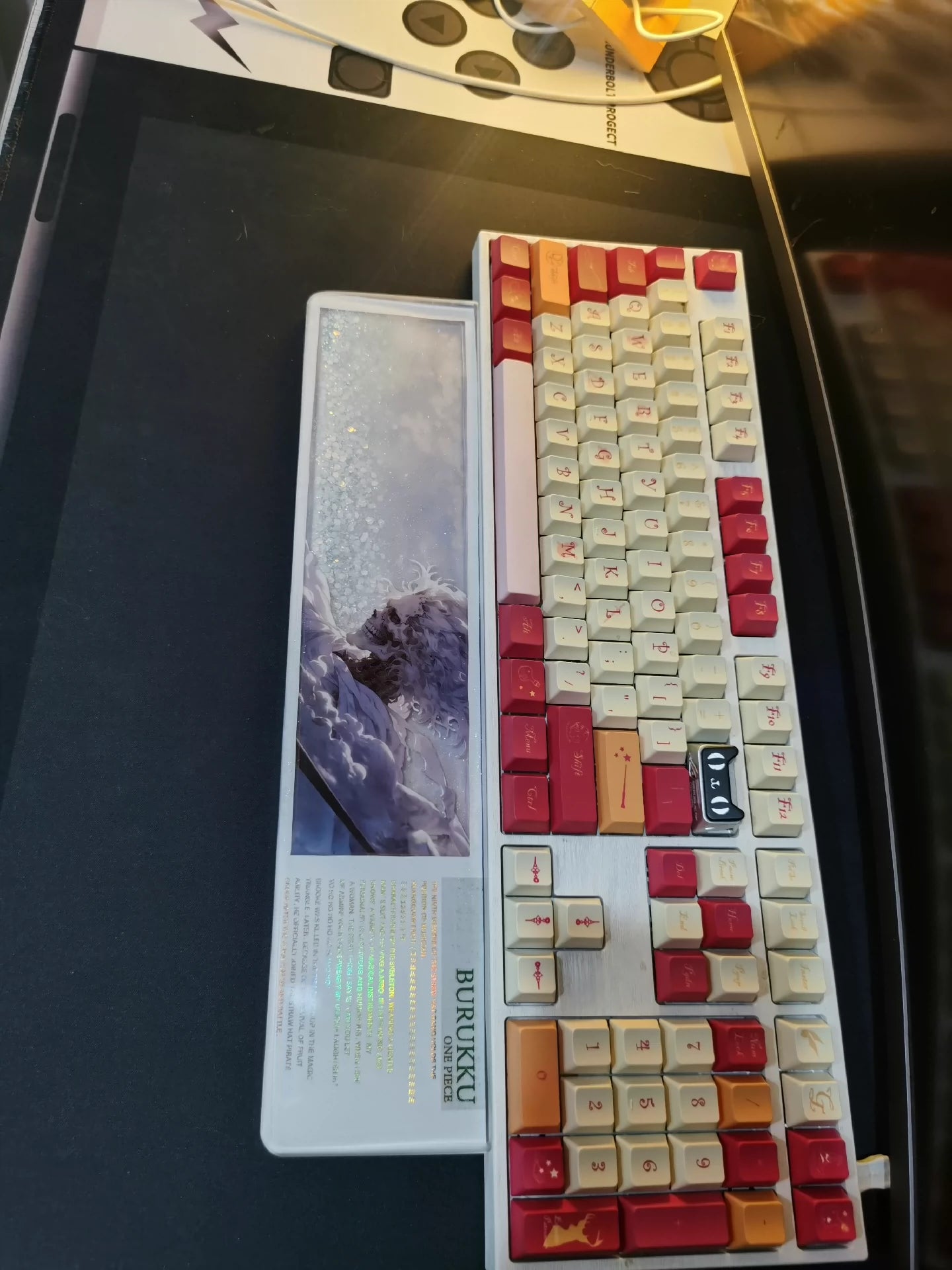 One Piece, Burukku keyboard resin handle, palm rest, keyboard peripheral accessories