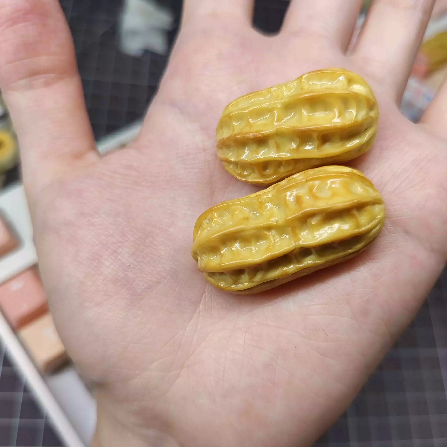 Food Collection, Handmade Resin Clay, Stone Plastic Clay, Personalized Keycaps, Artisankeycaps, Mechanical Keyboard Decorative Keycaps.