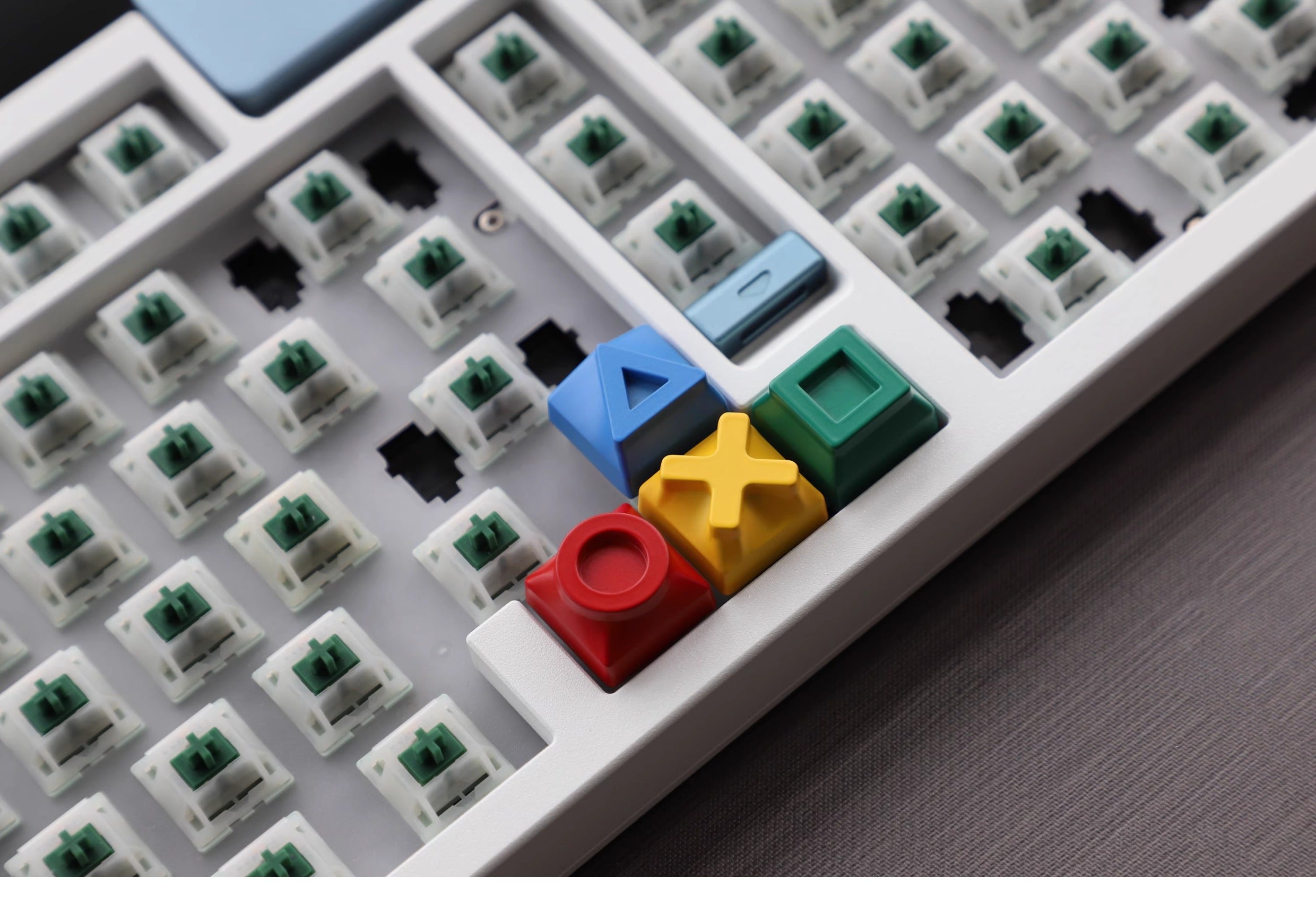 Metal keycaps, game console themed keycaps, mechanical keyboards, personalized keycaps, all metal game console keycaps, decorative keycaps