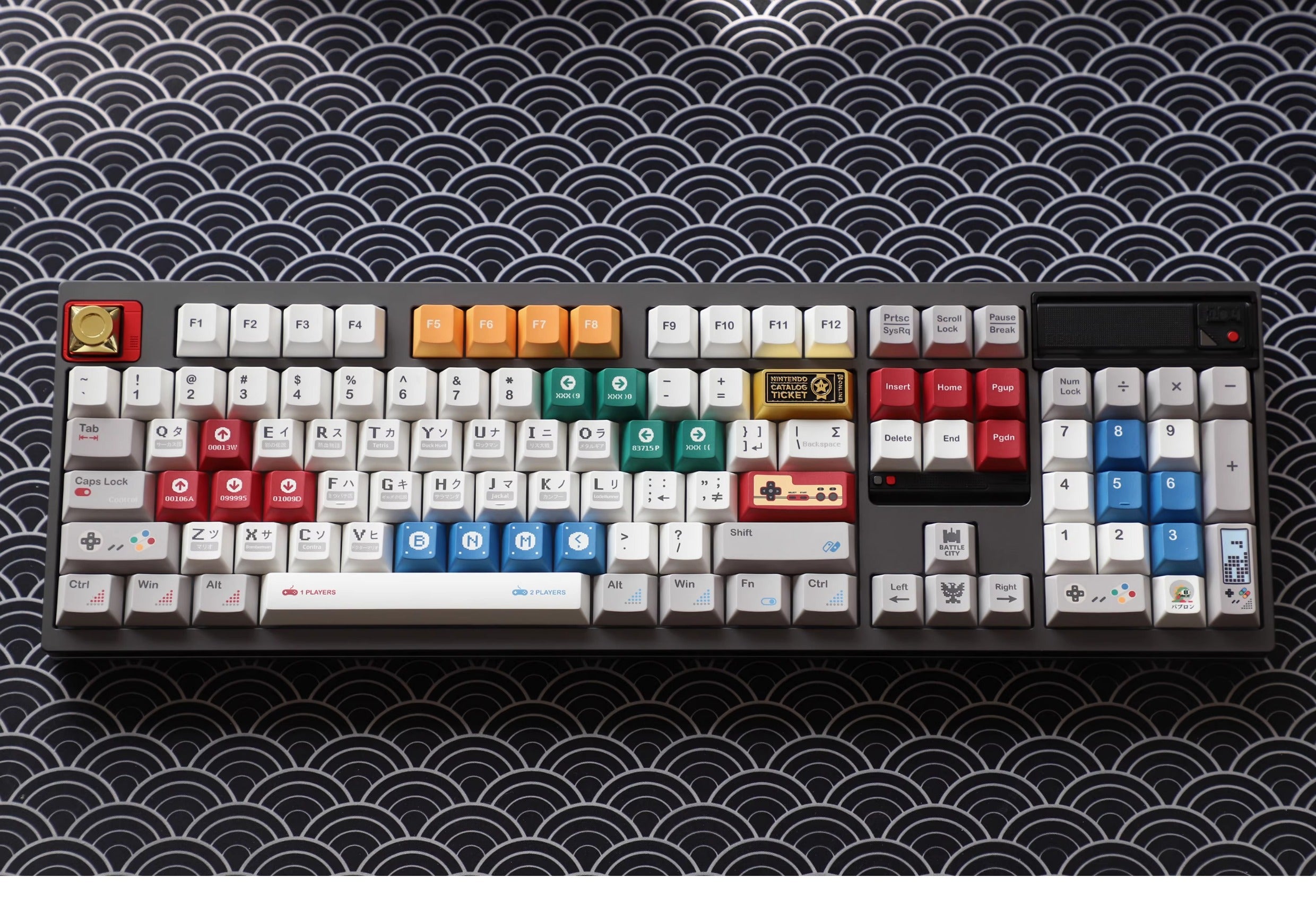 Metal keycaps, game console themed keycaps, mechanical keyboards, personalized keycaps, all metal game console keycaps, decorative keycaps