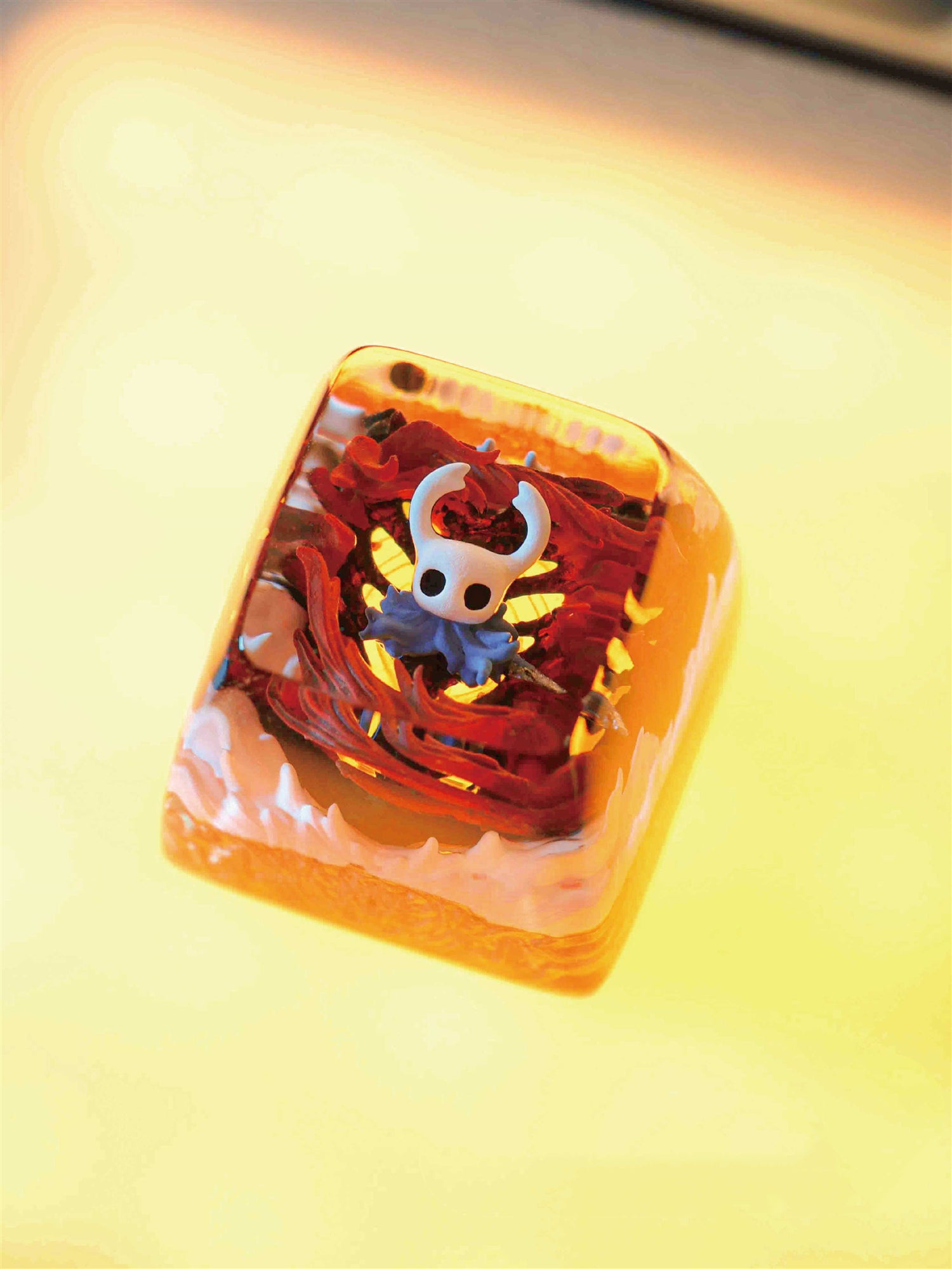 Hollow Knight, Crystal drops of glue personalized keycaps, game art keycaps, decorative keycaps