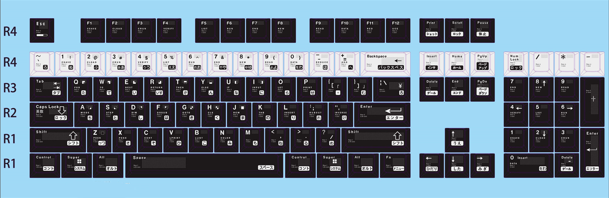 Parameterized aluminum alloy CNC keycap set, metal personalized keycap original factory height set