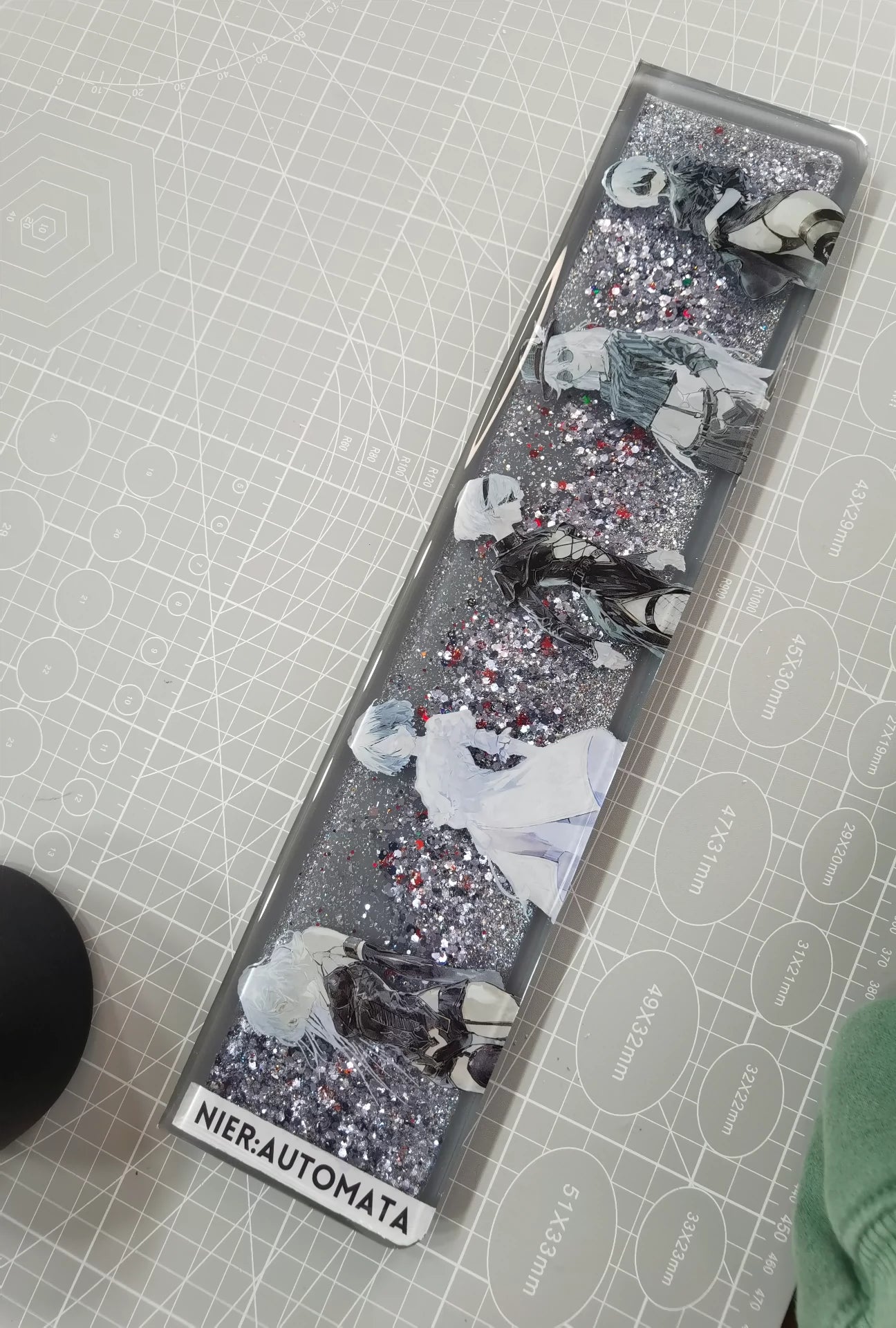 NieR:Automata,Keyboard holder, Handmade custom resin hand support, keyboard accessories