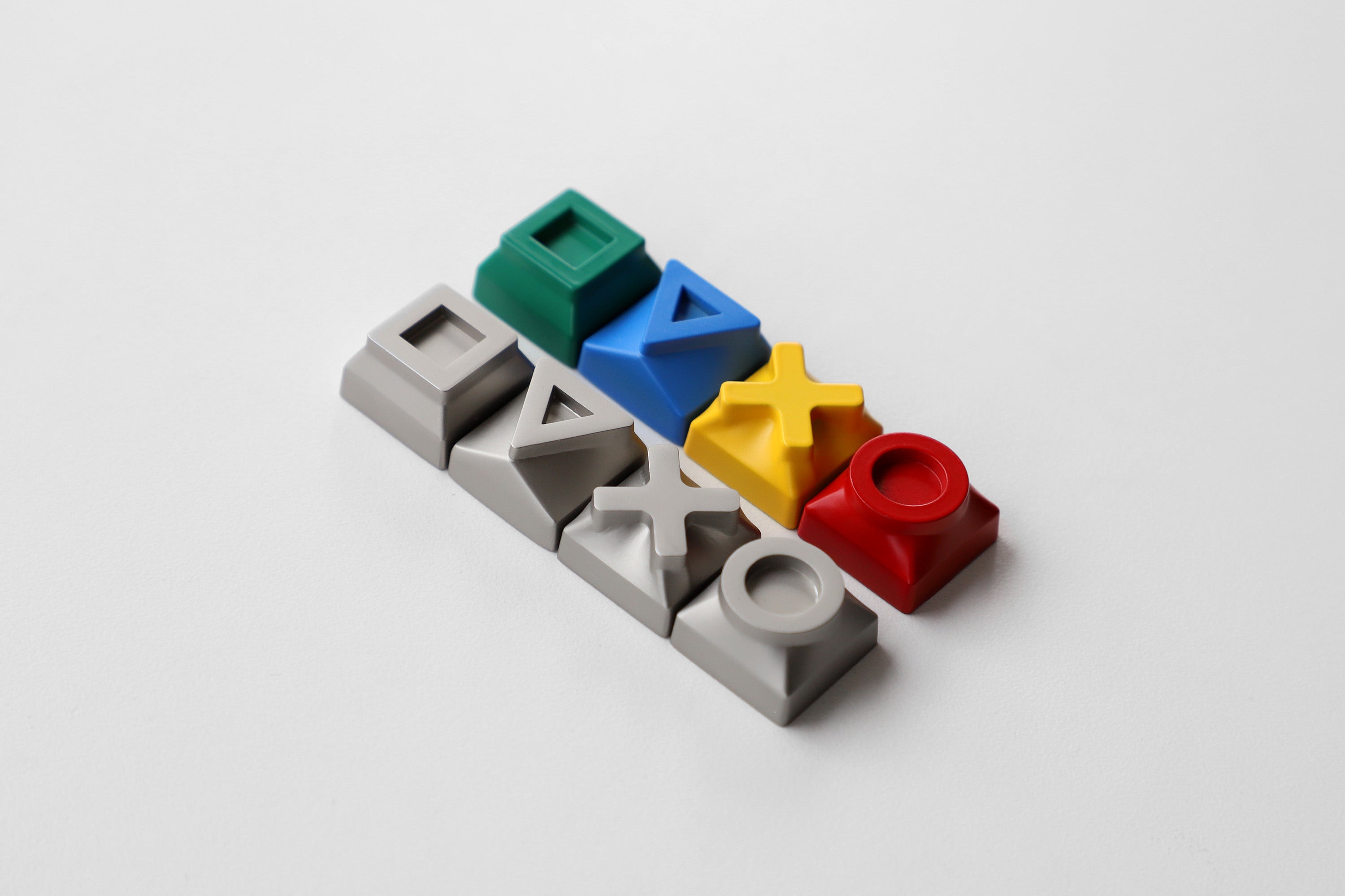 Metal keycaps, game console themed keycaps, mechanical keyboards, personalized keycaps, all metal game console keycaps, decorative keycaps