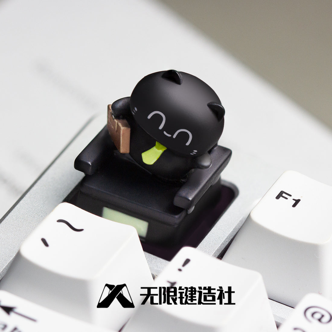 Office work status theme, multi-color resin molded personalized keycaps, cute mechanical keyboard decorative keycaps