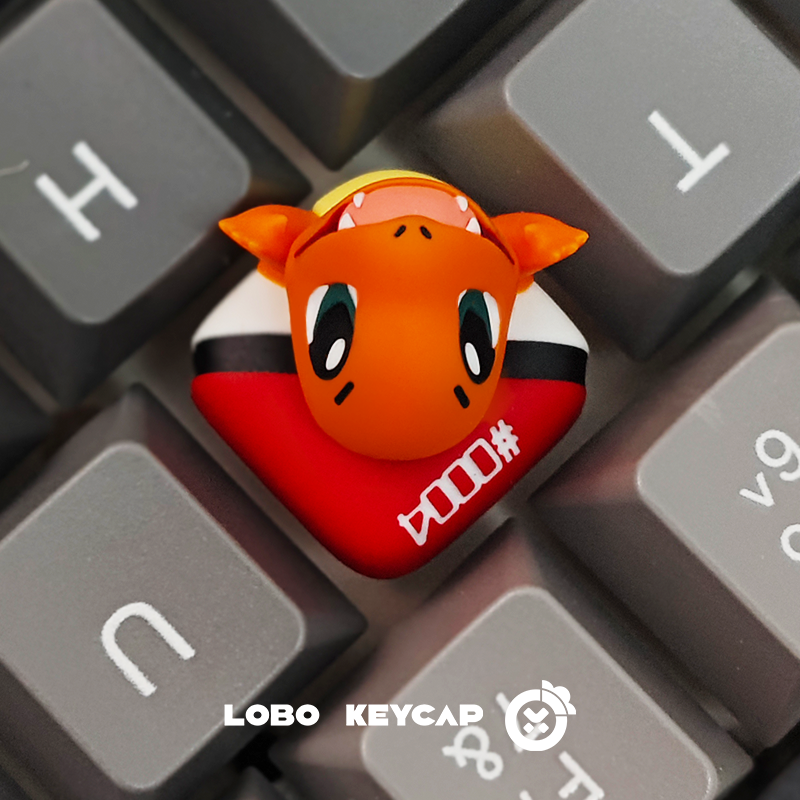 Pet Pok é mon series, multi-color resin molded personalized keycaps artisankeycaps, anime and gaming peripheral cultural keycaps