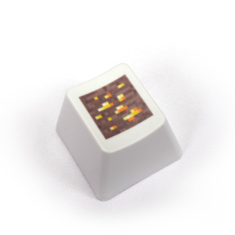 Minecraft, Pixel style prop, PBT sublimation process single personalized pattern keycap