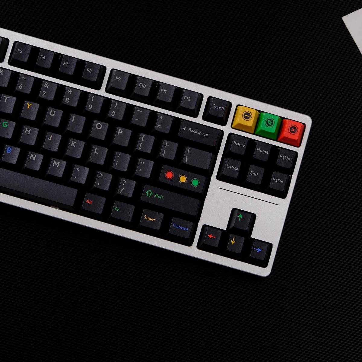 Black light fog transparent mechanical keyboard keycap UV printing factory height 122 keys