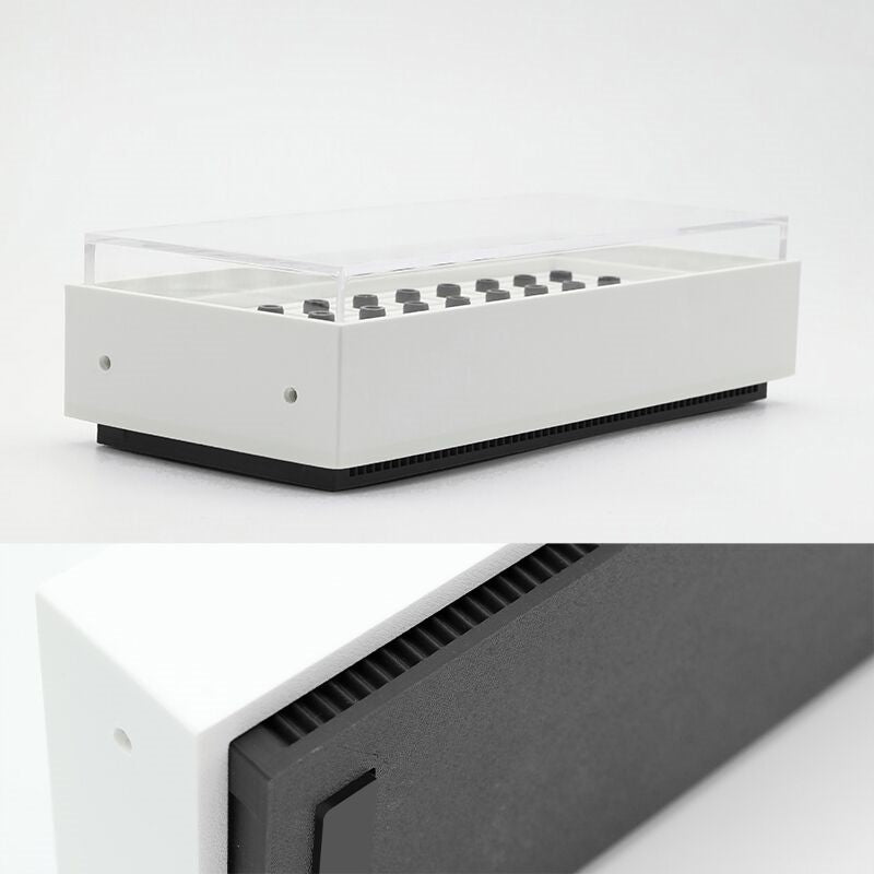 4X10 resin 3D printed magnetic keycap 40 key storage box display box dustproof personalized keycap storage box