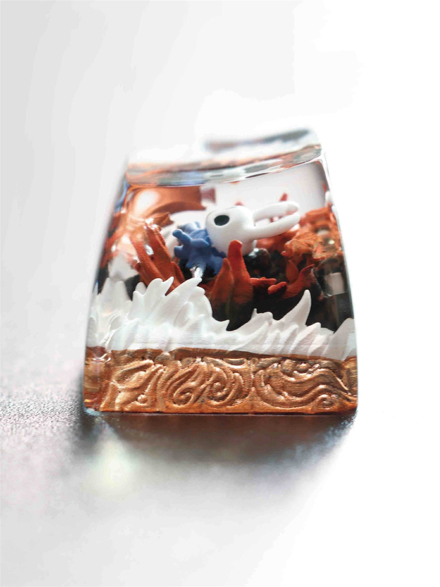 Hollow Knight, Crystal drops of glue personalized keycaps, game art keycaps, decorative keycaps