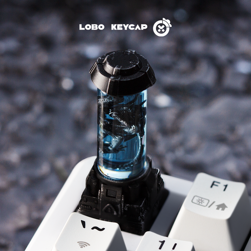 Alien series, cultivation container translucent resin personalized keycaps, anime, games, movies, creative peripheral keycaps
