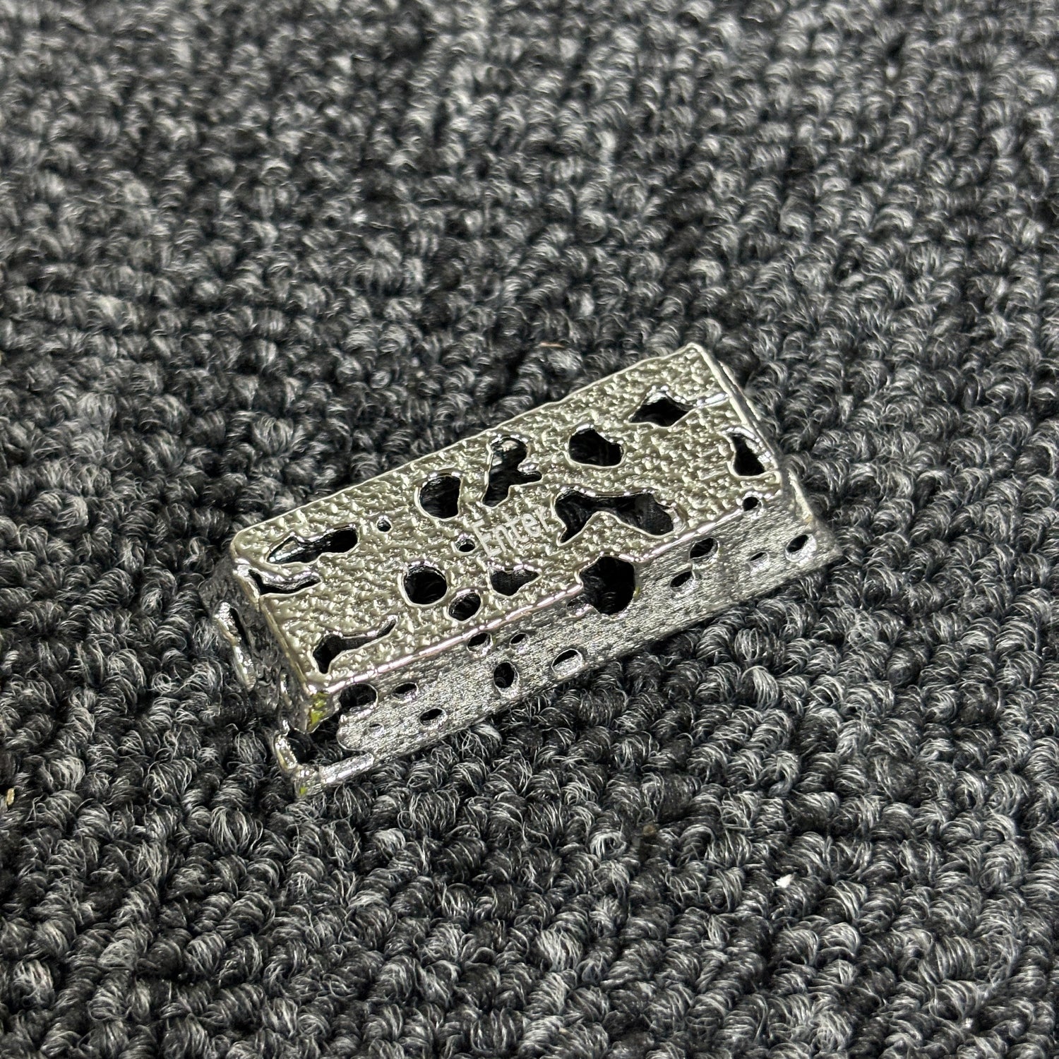 Pure copper and white copper, brass personalized hollow transparent keycaps, metal decorative keycaps