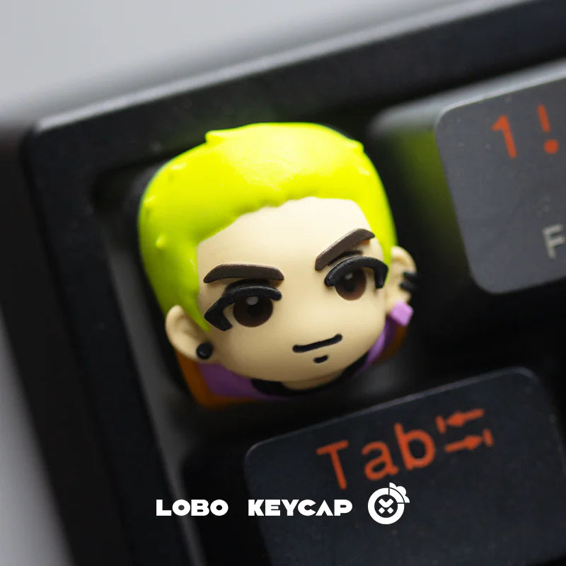 Fearless Contract Series, Personalized Resin Keycaps, Mechanical Keyboard Decorative Keycaps