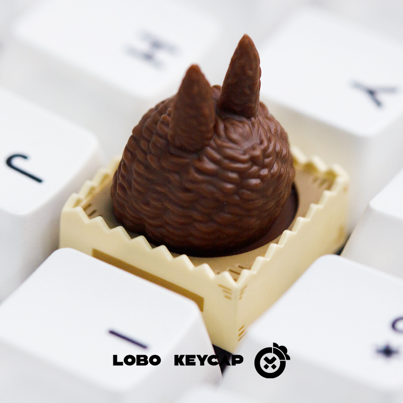 LABUBU, Multi colored resin hand molded keycaps, trendy toy peripheral products, personalized keycaps, creative keycaps
