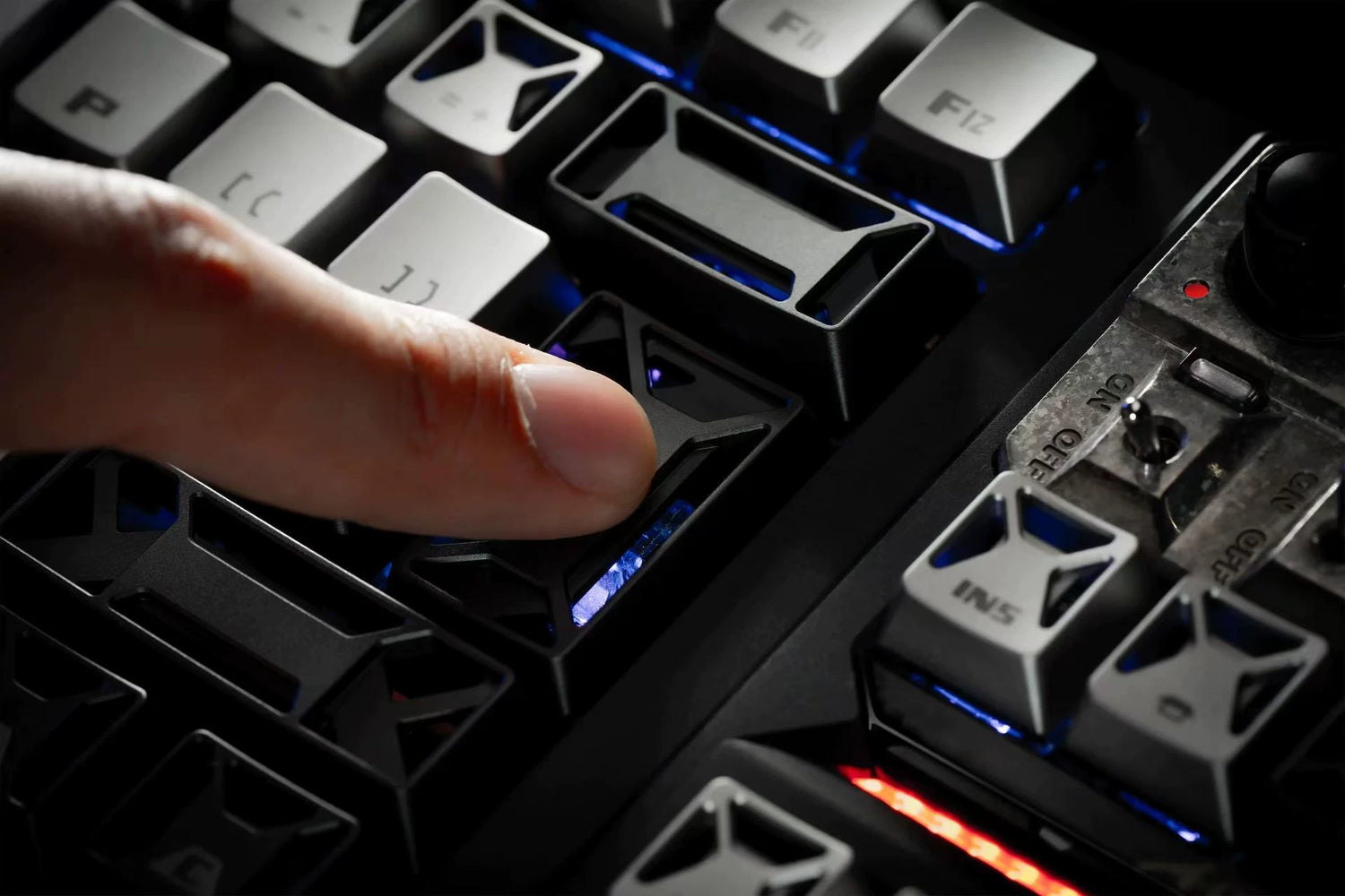 Aluminum alloy metal keycap N ²Neural Node, metal set personalized keycap