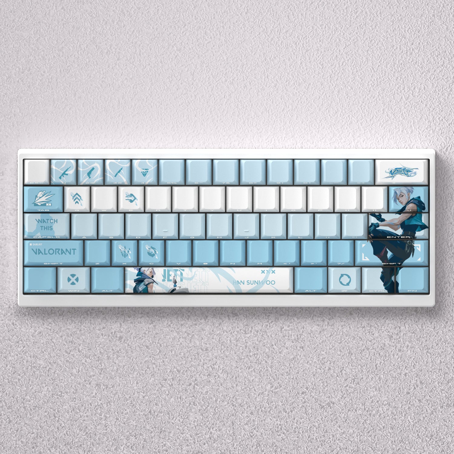 VALORANT Theme Keycap Series, Anime Game Creative Personalized Keycap Set PBT Material Original Factory Height Sublimation