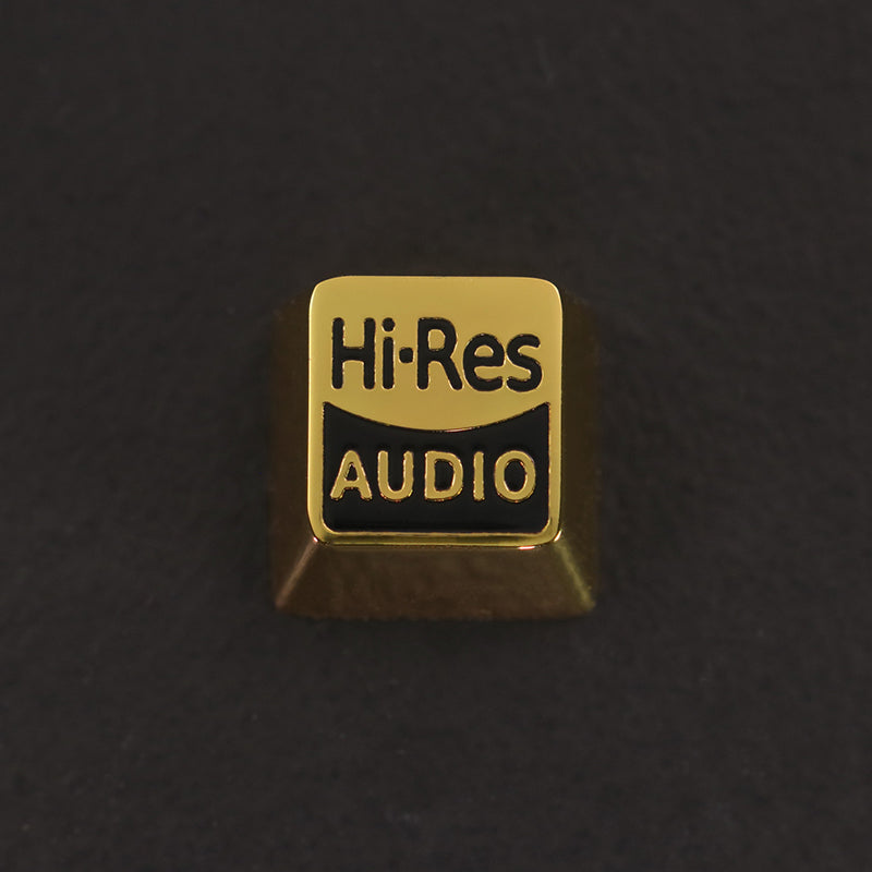 HIFI certified enamel gold-plated mechanical keyboard with zinc aluminum alloy personalized keycaps