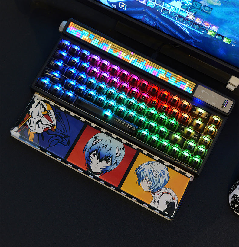 EVA, Ayanami Rei theme, 30CM length resin material keyboard holder. Keyboard peripheral accessories