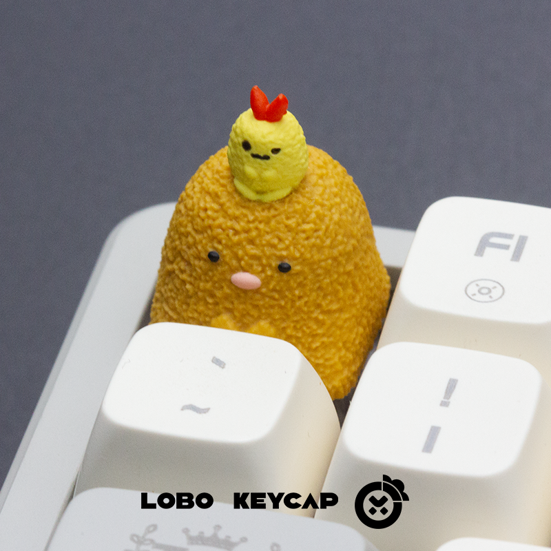 Corner Biological Personality Resin Art Keycaps Mechanical Keyboard Keycaps