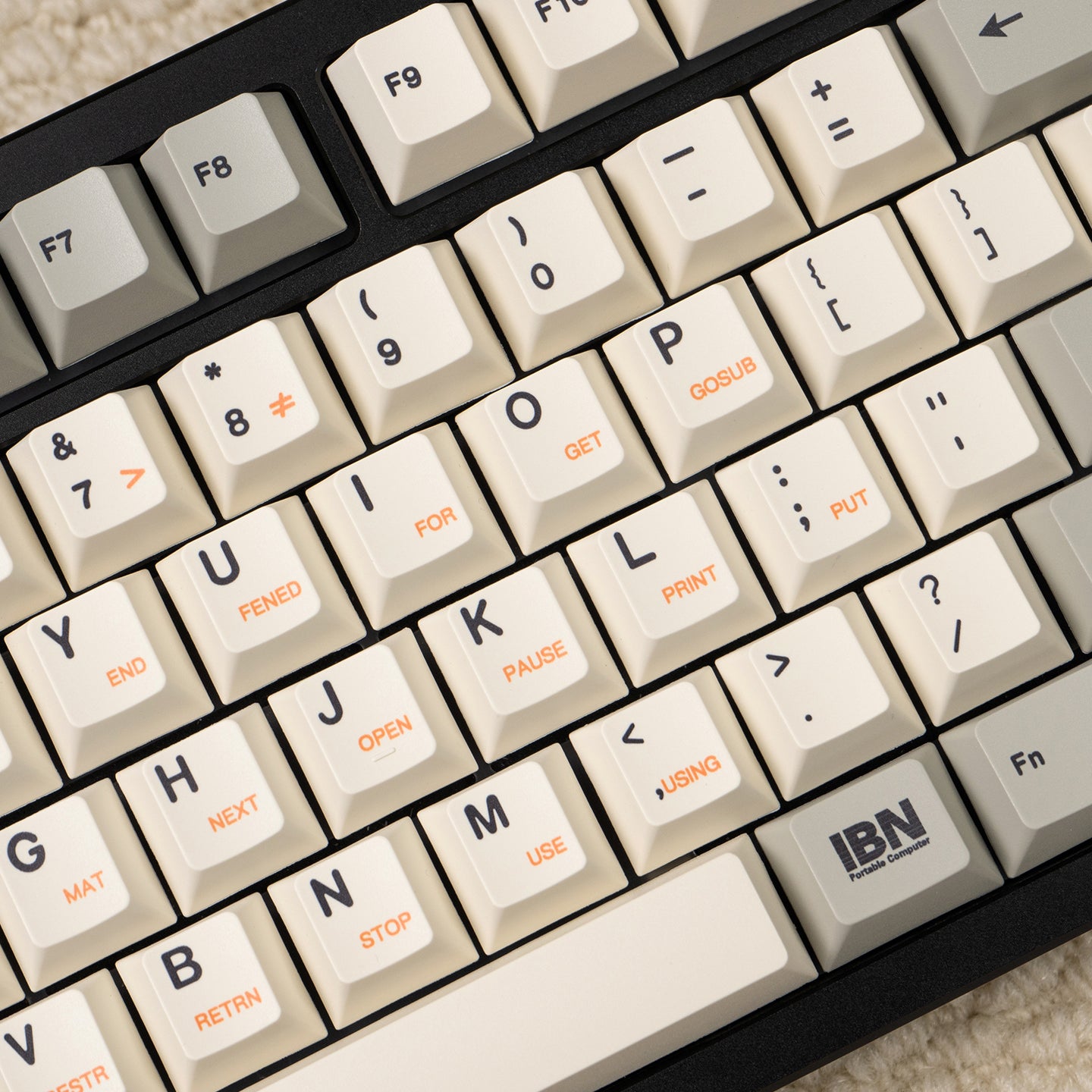 Retro Steins; Gate mechanical keyboard keycaps PBT thermal sublimation customized factory height