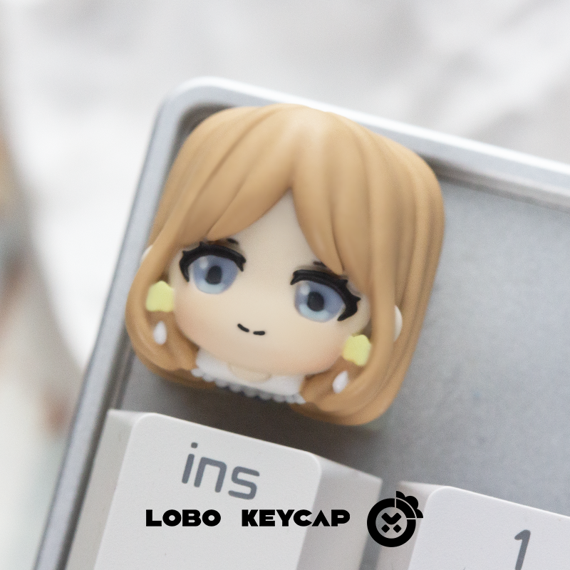 BanG Dream!, MyGO!!!!!, Multi colored resin molded keycaps, personalized keycaps, resin decorative keycaps